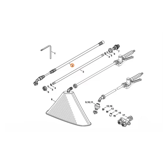 STIHL  Wysięgnik teleskopowy 4247 500 2100